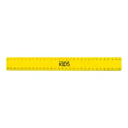 30cm Budget Ruler With Double Sided Calibration - Yellow